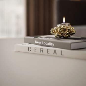 Couchtisch SAPHIRA GOLD mit Ablageboden