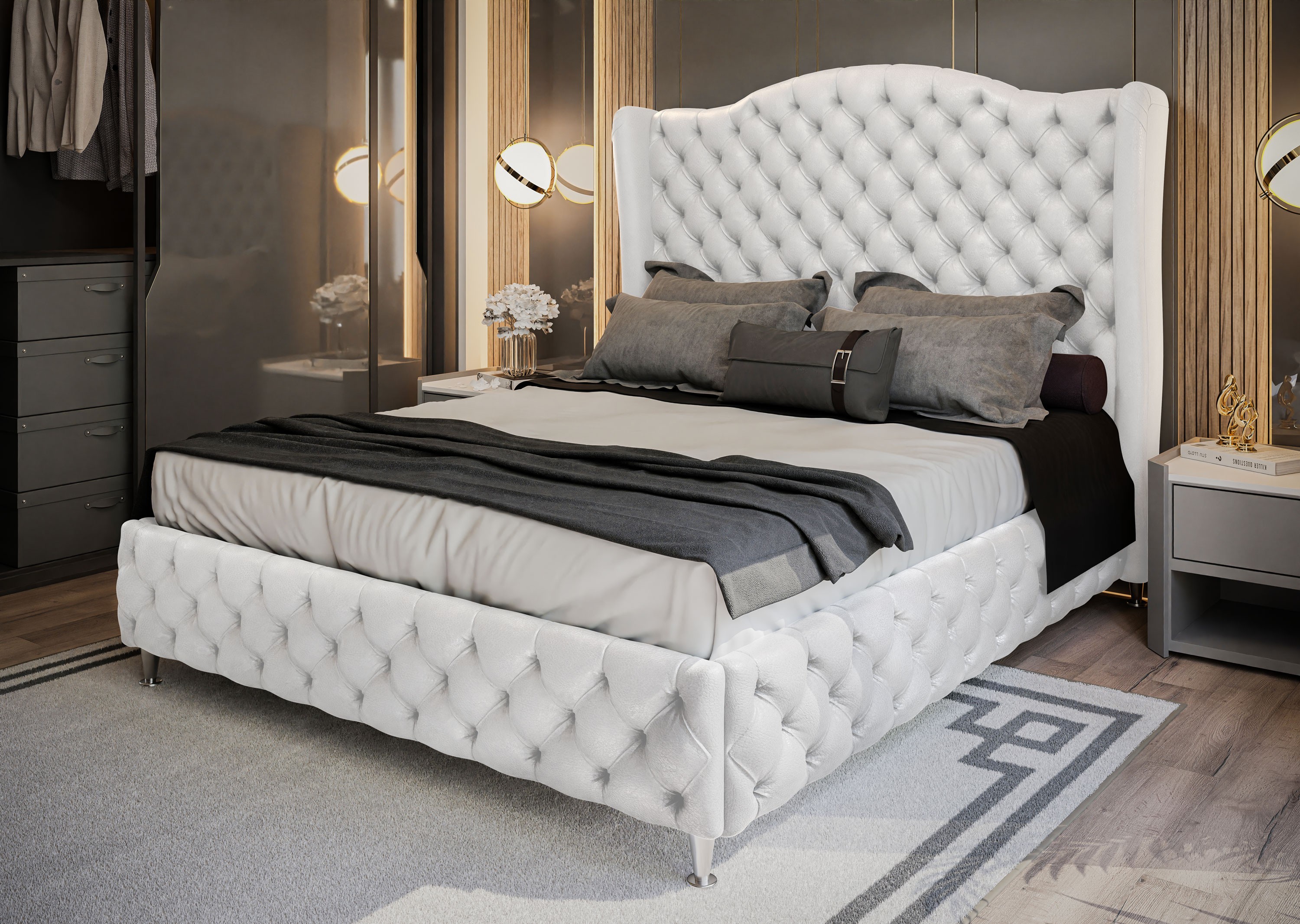 Gepolstertes Bett IMPERIAL