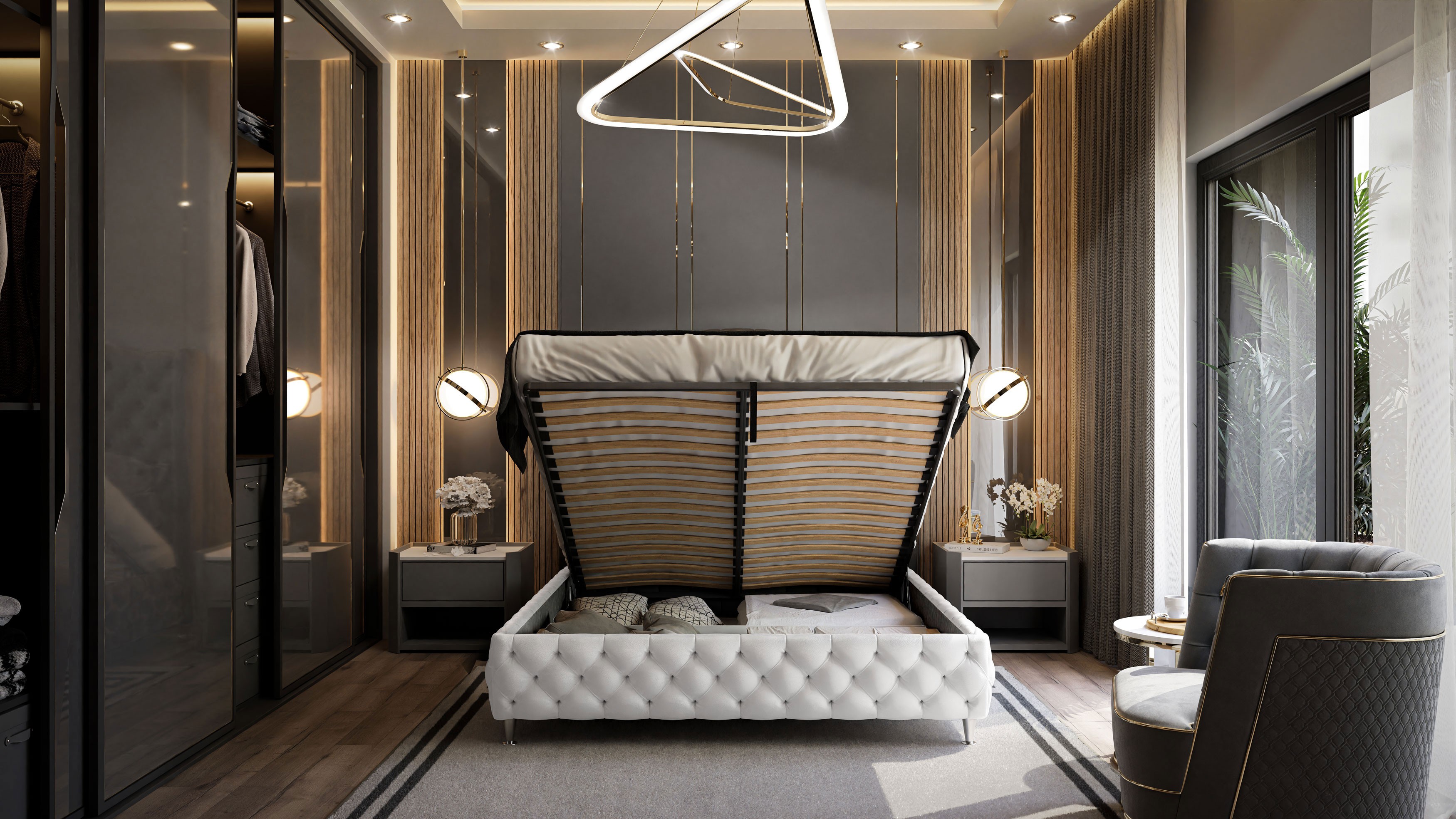 Gepolstertes Bett IMPERIAL