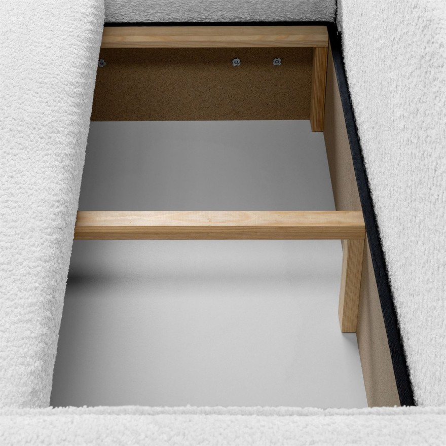 Ausziehbare Eckcouch VENUS II mit Bettkasten