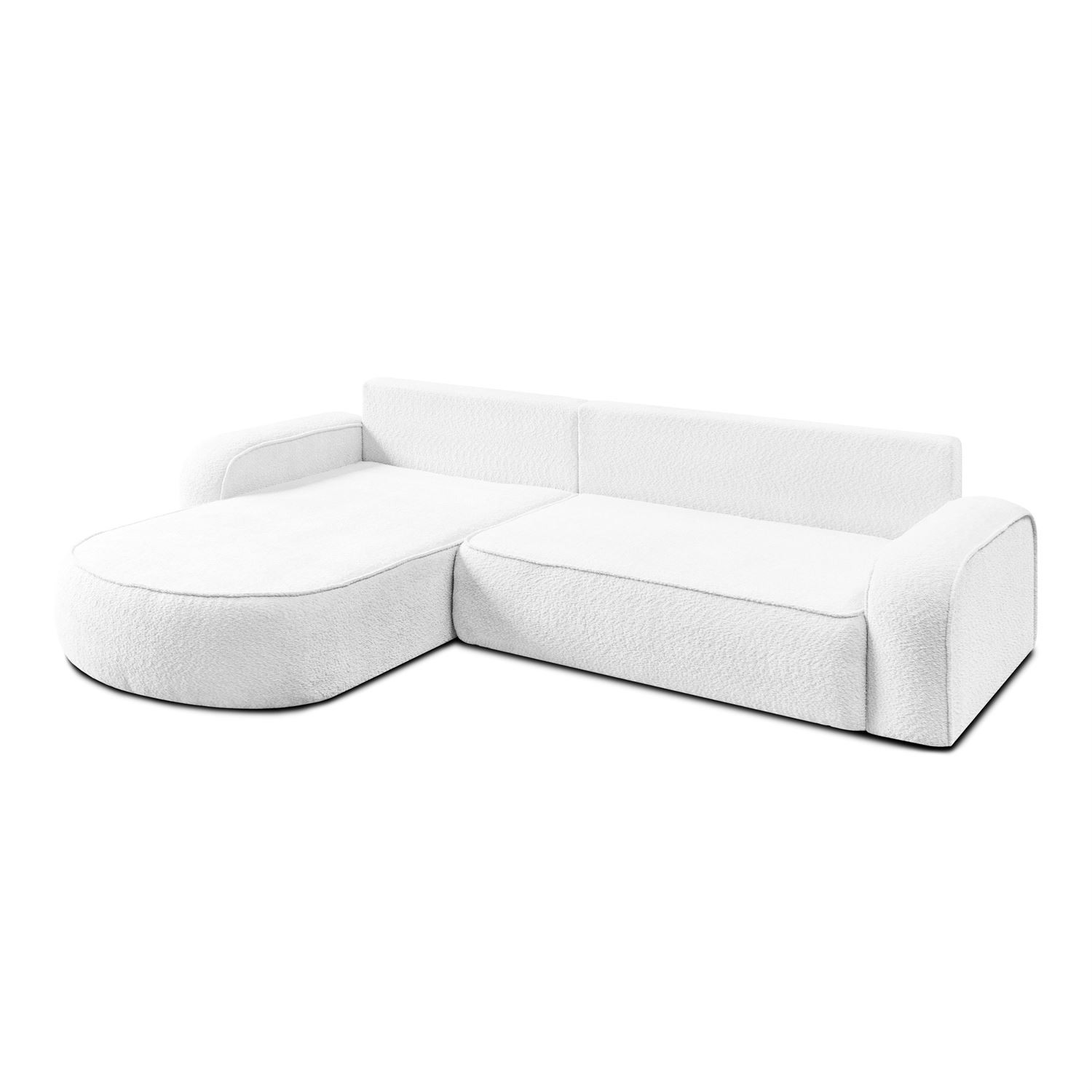 Ausziehbare Eckcouch VENUS II mit Bettkasten