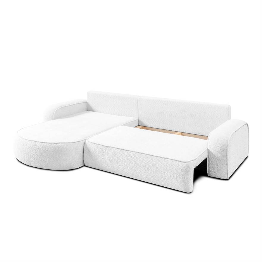 Ausziehbare Eckcouch VENUS II mit Bettkasten