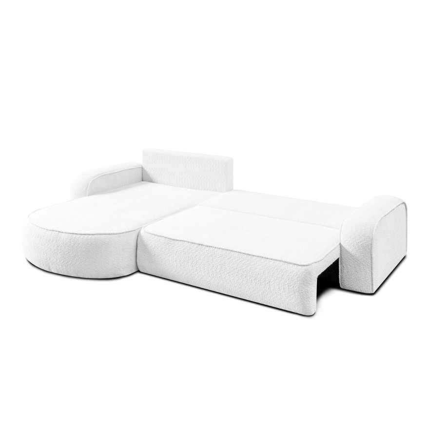 Ausziehbare Eckcouch VENUS II mit Bettkasten