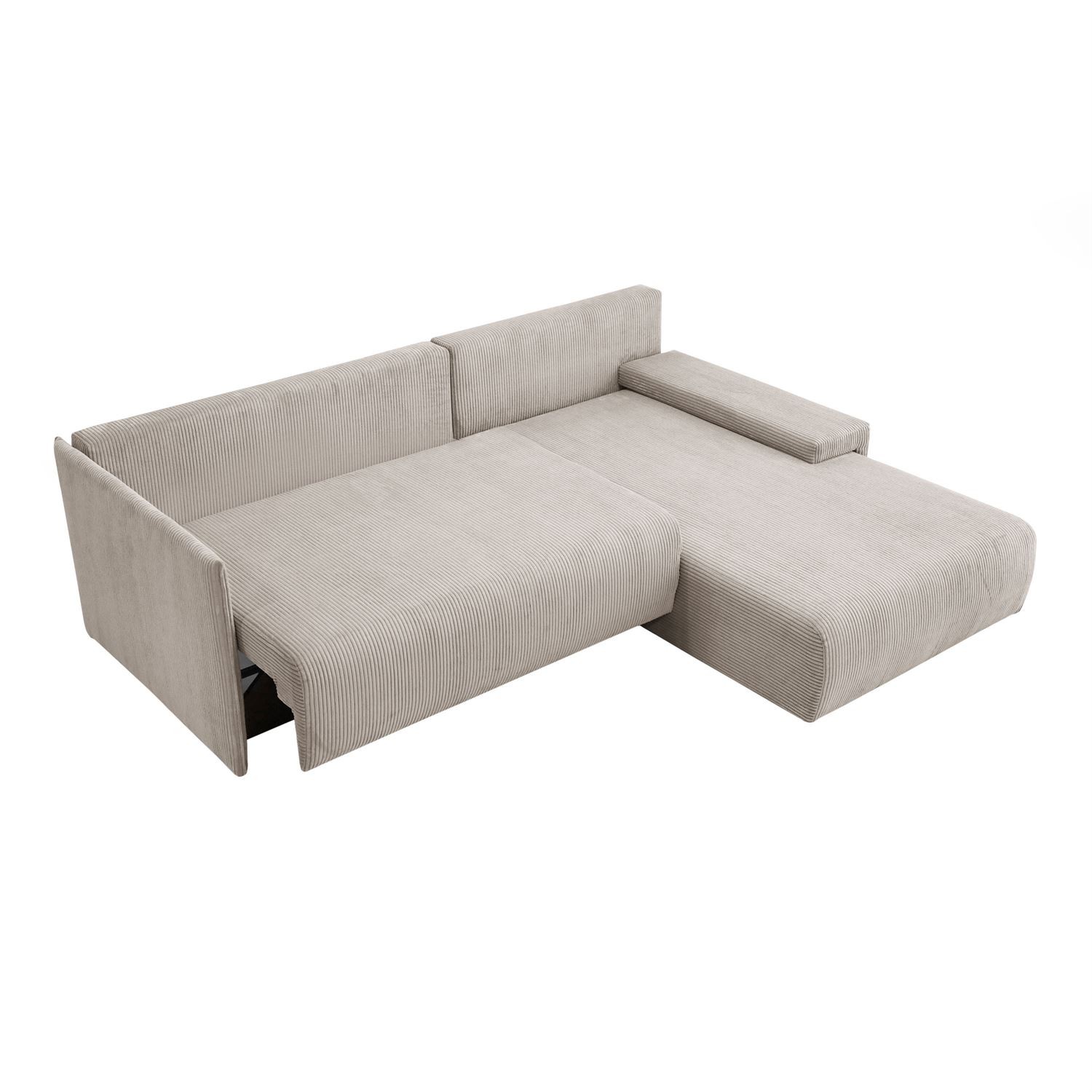 Ecksofa LAVIO L mit Schlaffunktion und Bettzeugkasten