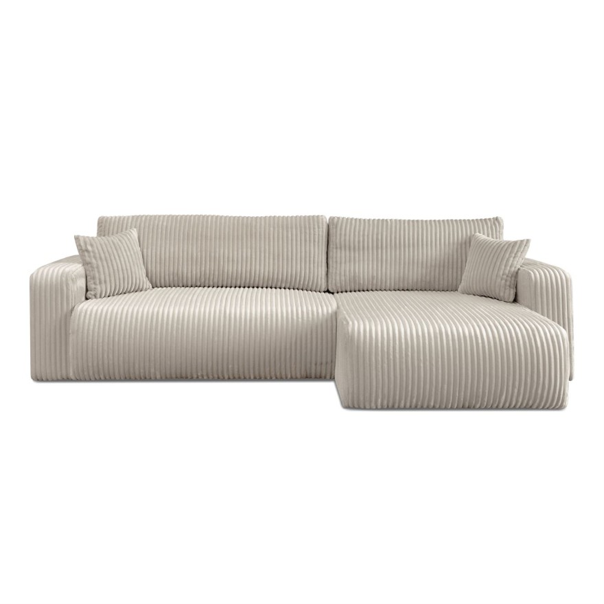 Ecksofa PRESTIGE SOFT mit Schlaffunktion und Bettkasten