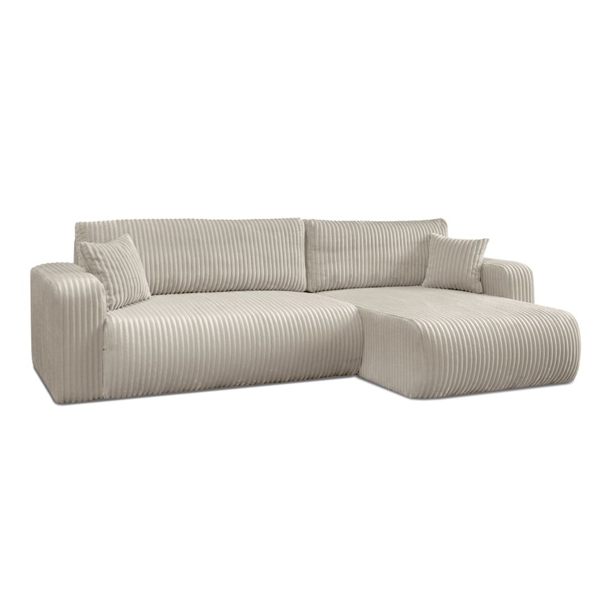 Ecksofa PRESTIGE SOFT mit Schlaffunktion und Bettkasten