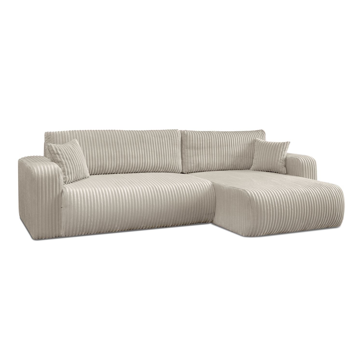 Ecksofa PRESTIGE SOFT mit Schlaffunktion und Bettkasten