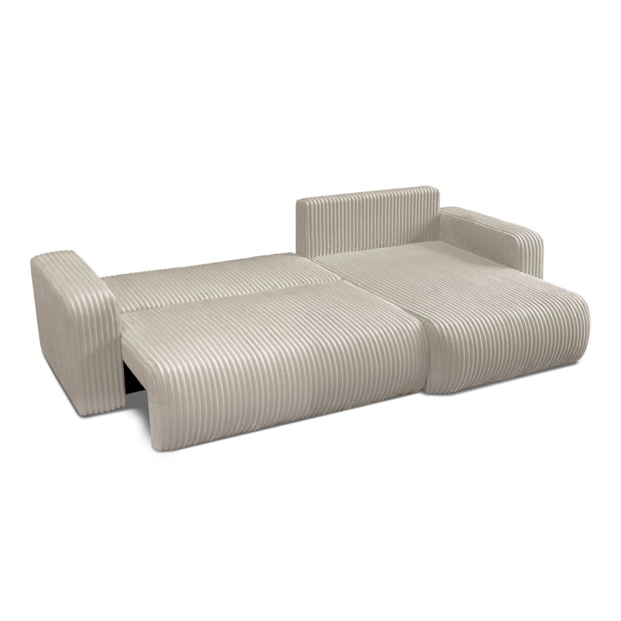 Ecksofa PRESTIGE SOFT mit Schlaffunktion und Bettkasten