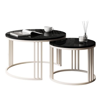 Couchtisch LORI 2in1 KASCHMIR Hochglanz