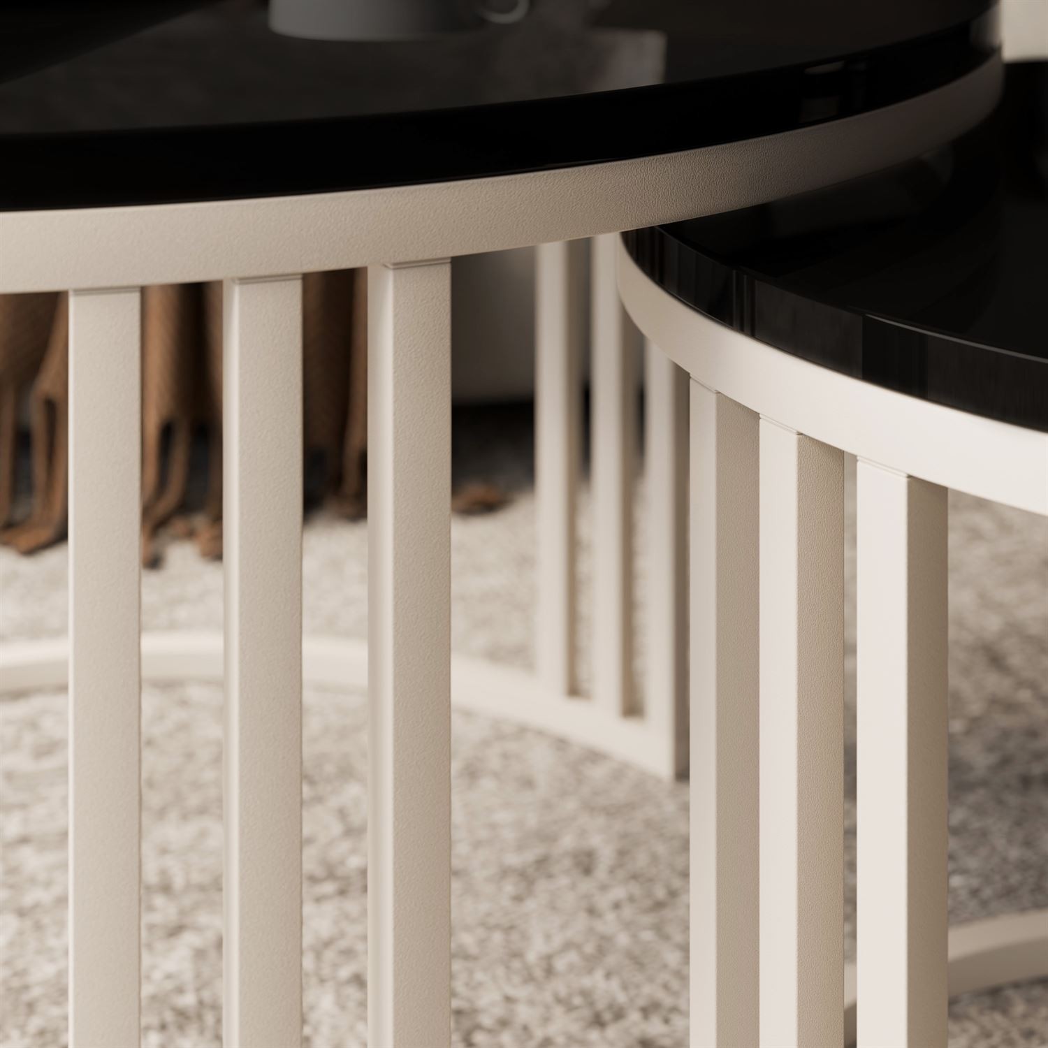 Couchtisch LORI 2in1 KASZMIR Hochglanz