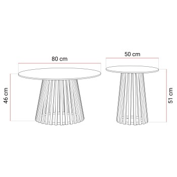 Couchtischset 2in1 MARISE