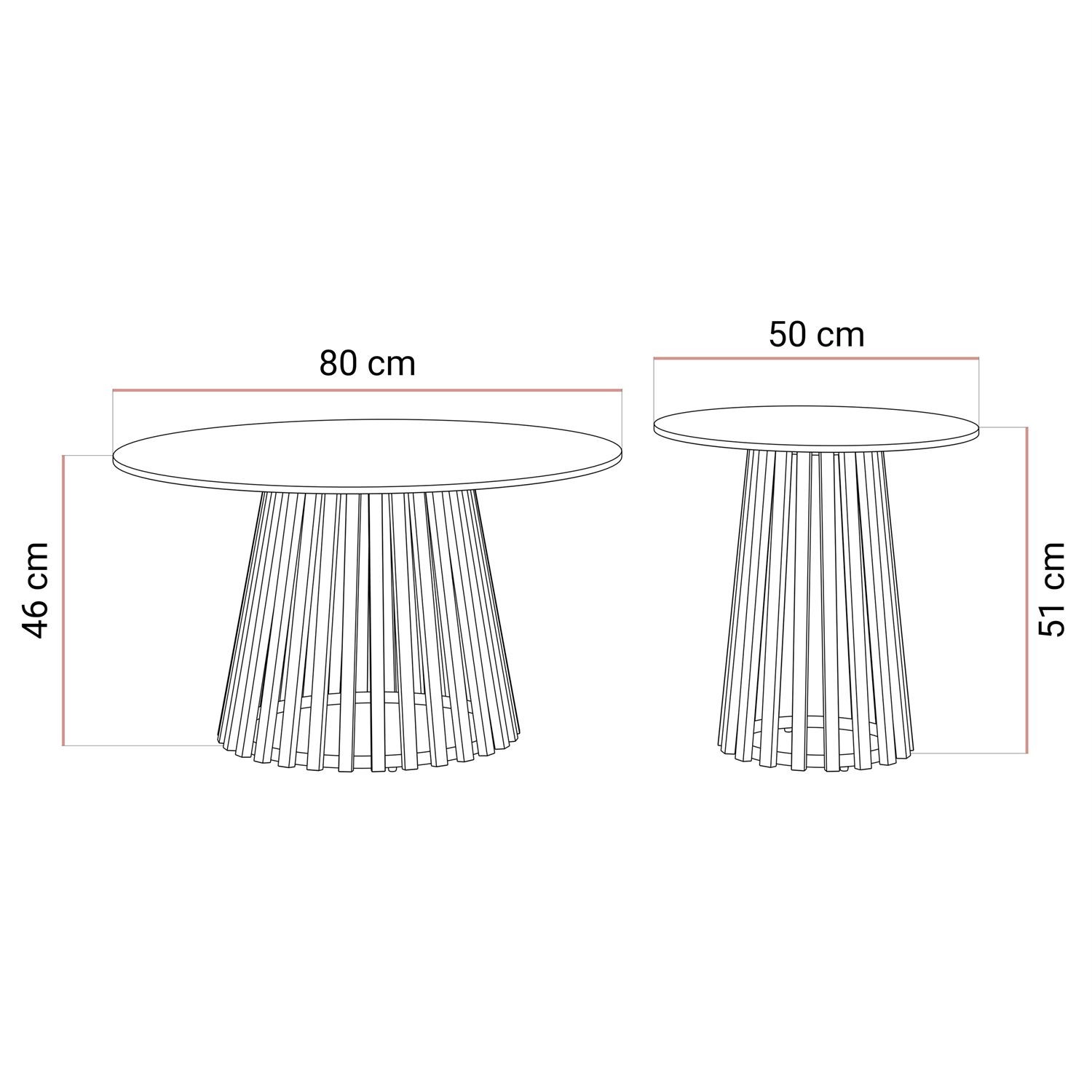 Couchtischset 2in1 MARISE