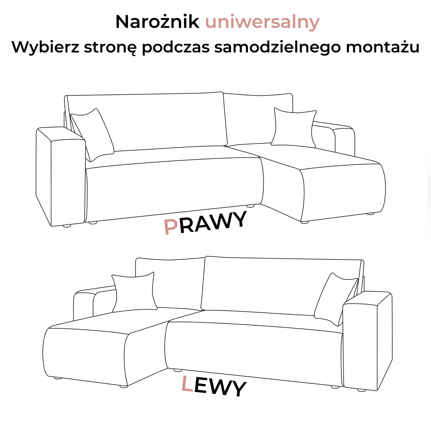Ecksofa PRESTIGE L