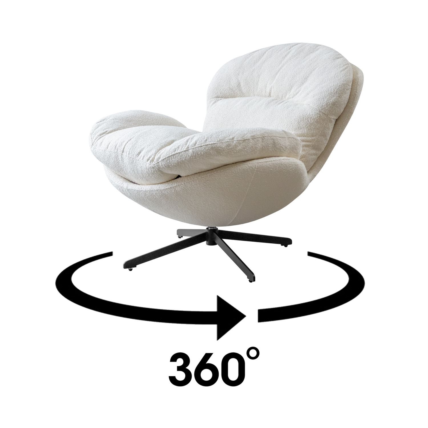 Drehbarer Polstersessel COCO 360°