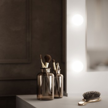 Schminktisch MADA DOUBLE mit LED-Beleuchtung