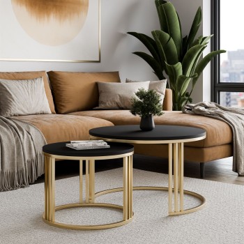 Runder Couchtisch 2in1 LORI...