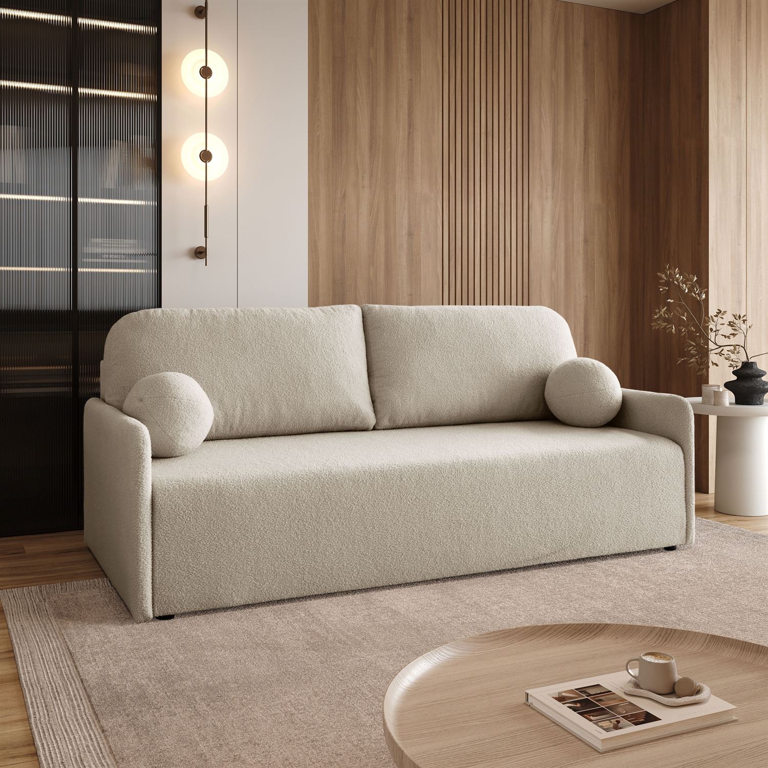 Sofa CUDDLE mit Schlaffunktion und Bettkasten