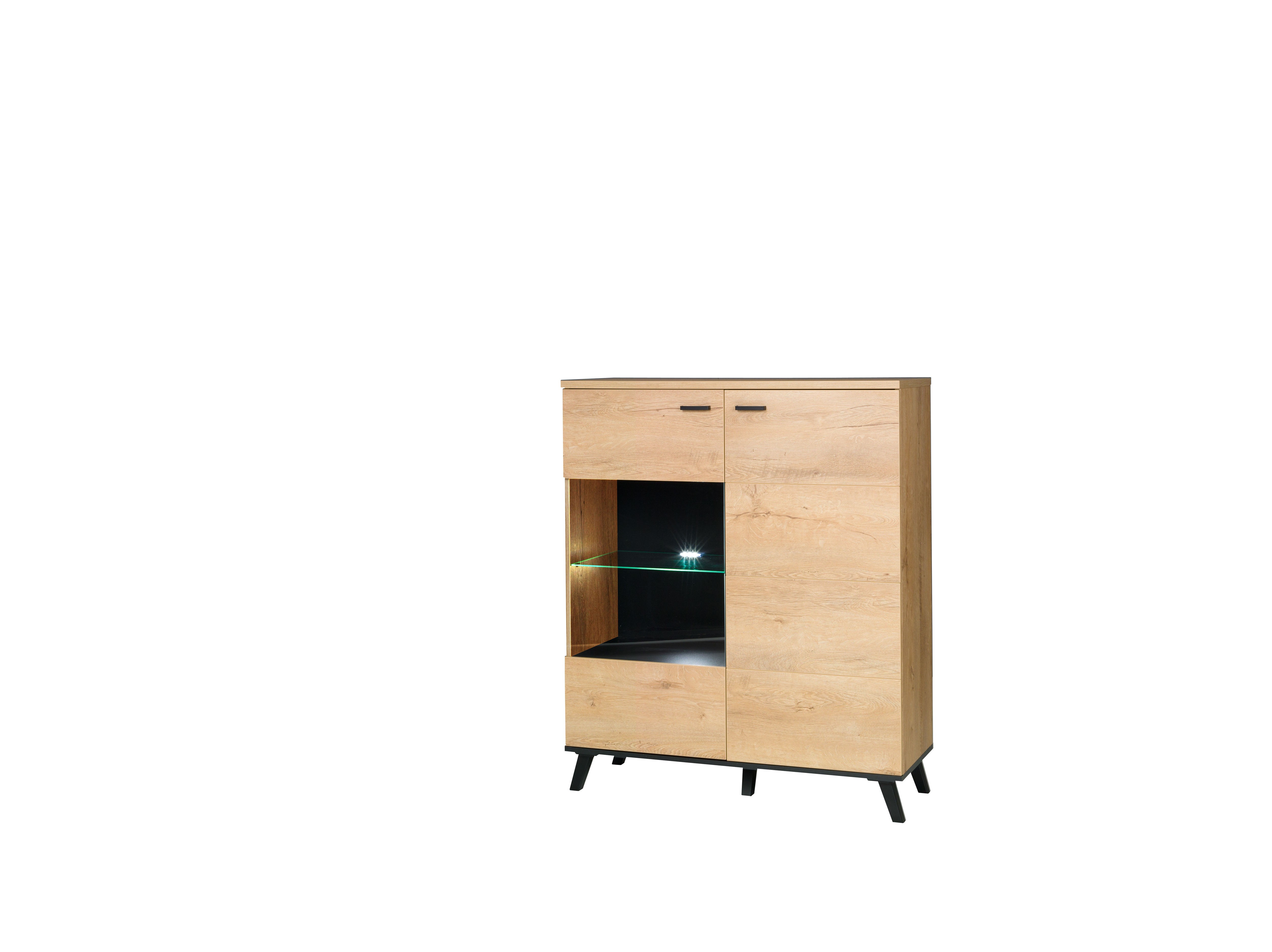 JOEL niedriger Schrank Eiche lefkas