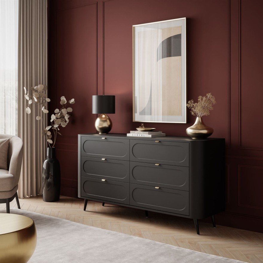 Kommode SHADOW II 6S mit Schubladen