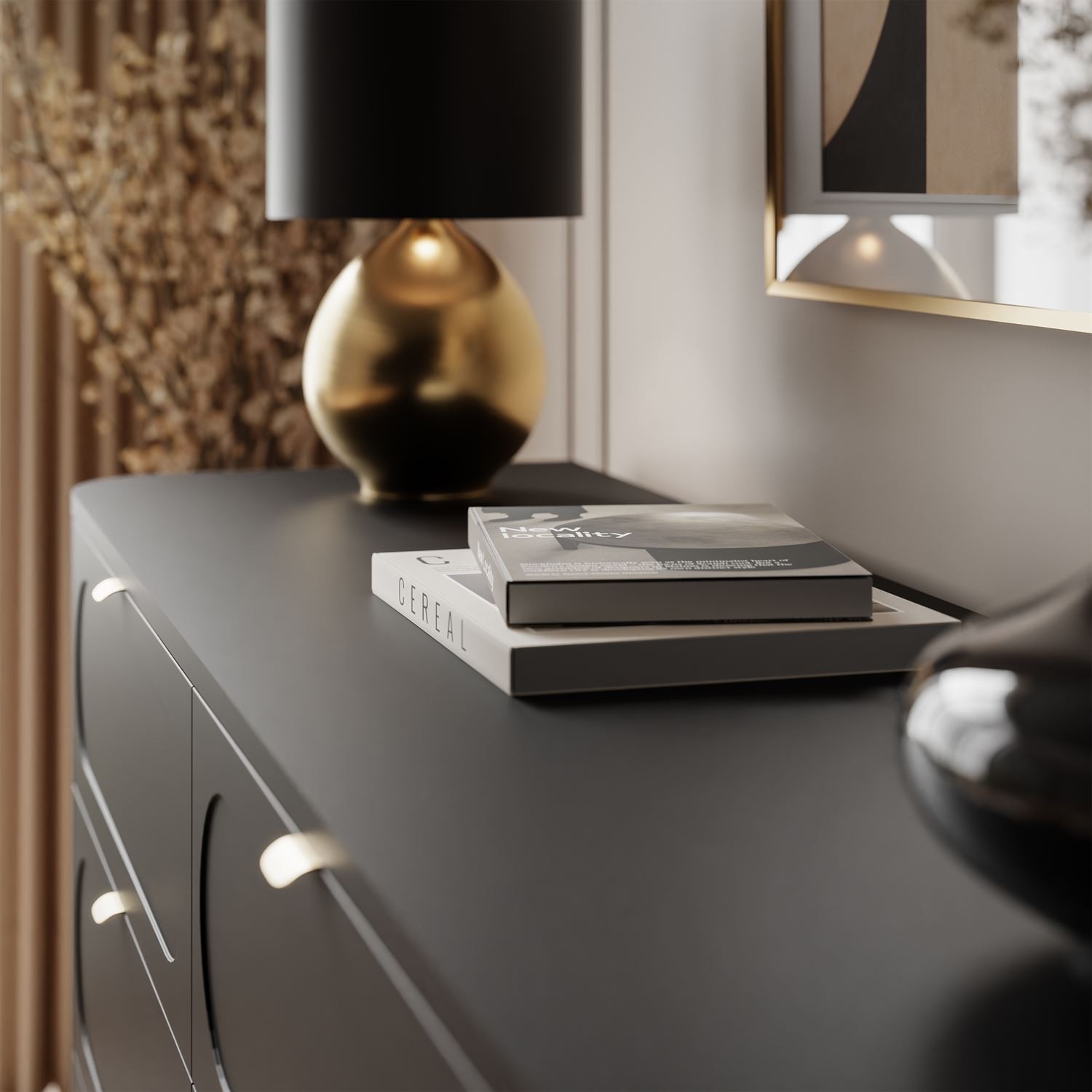 Wohnzimmerkommode 6S SHADOW mit Schubladen