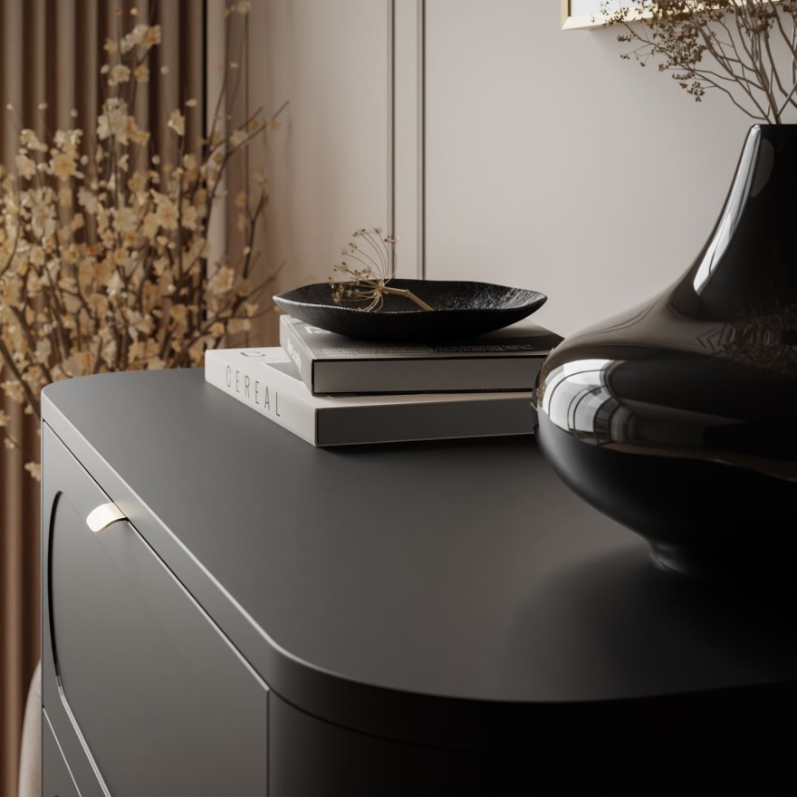 Kommode für das Schlafzimmer 4S SHADOW mit Schubladen