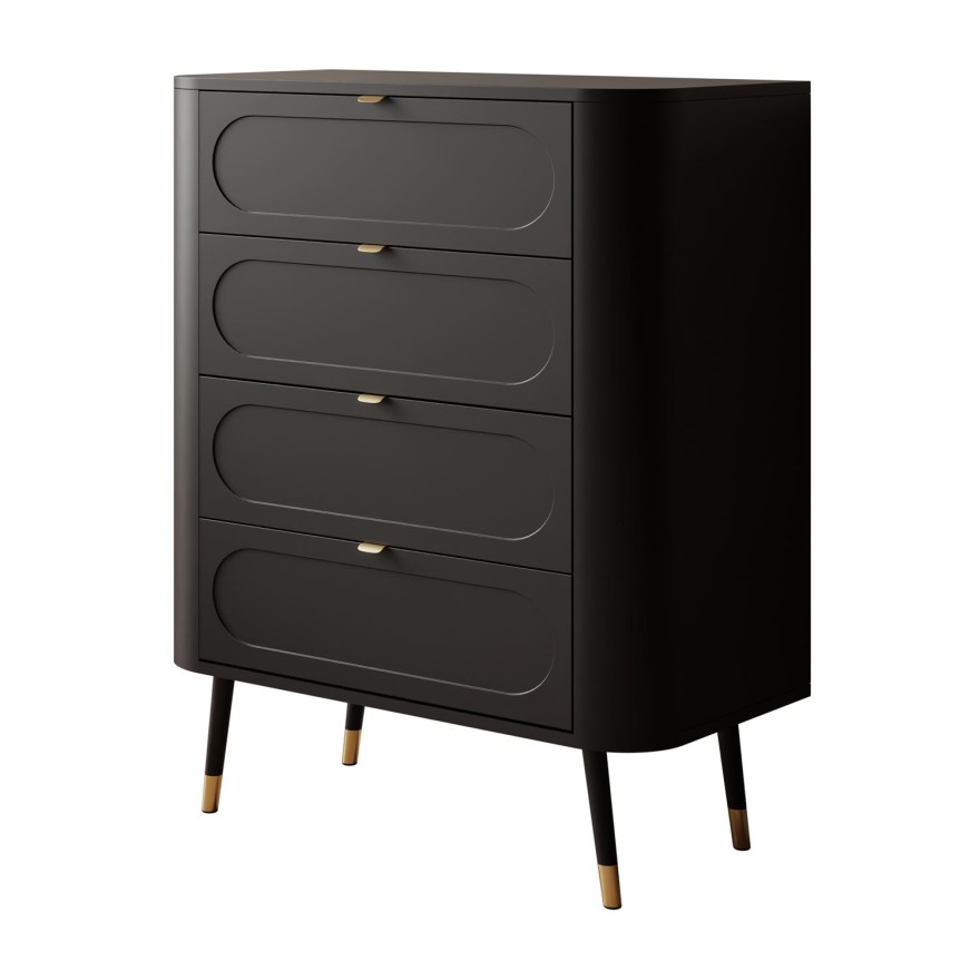 Kommode für das Schlafzimmer 4S SHADOW mit Schubladen