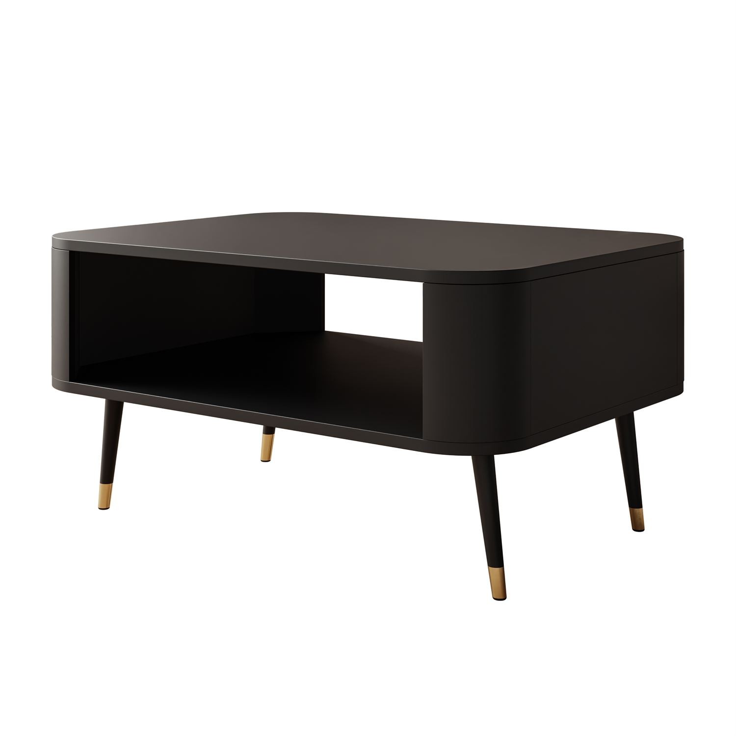 Couchtisch SHADOW mit Ablage unter der Tischplatte