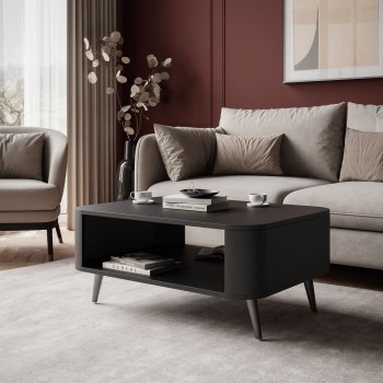 Couchtisch SHADOW II mit Ablage unter der Tischplatte