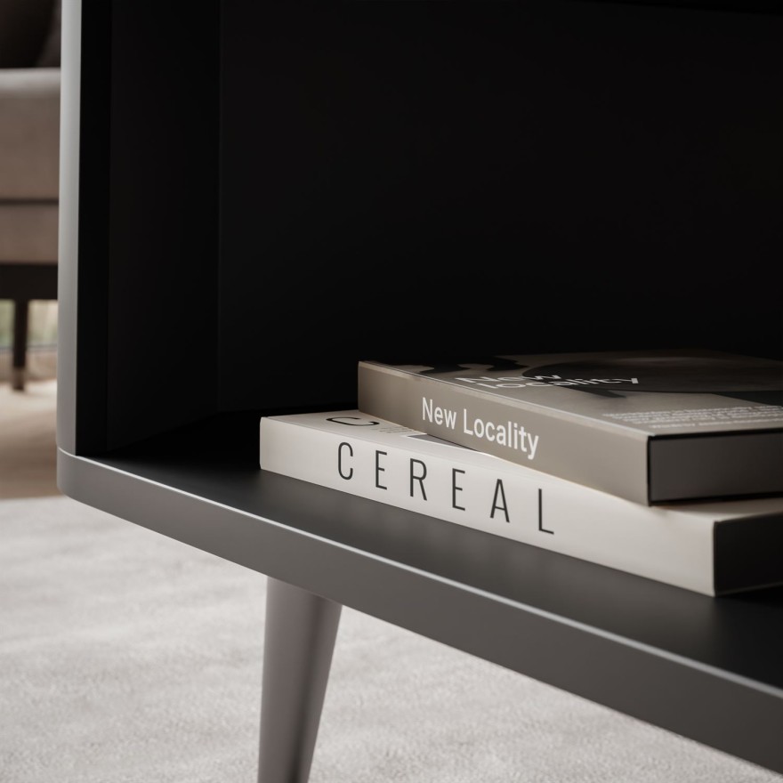 Couchtisch SHADOW II mit Ablage unter der Tischplatte