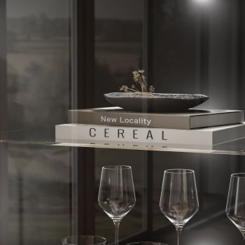 Verglaste Vitrine SHADOW II mit Regalen