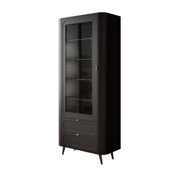 Verglaste Vitrine SHADOW II mit Regalen