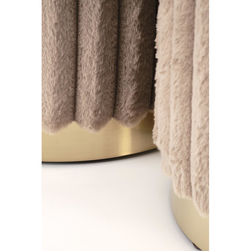 Set gepolsterte Hocker AUREA