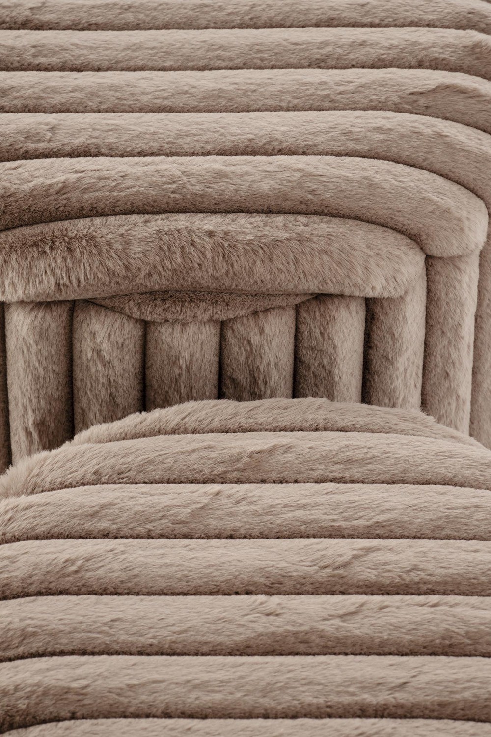 Set gepolsterte Hocker AUREA