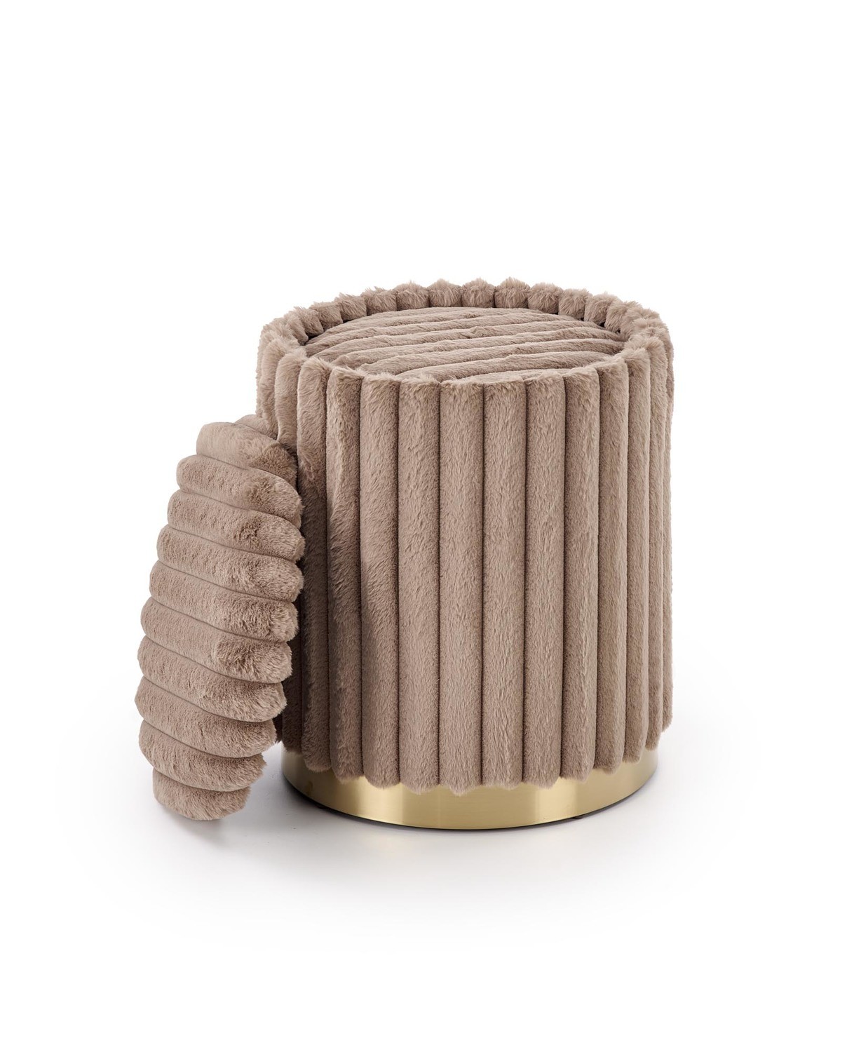 Set gepolsterte Hocker AUREA