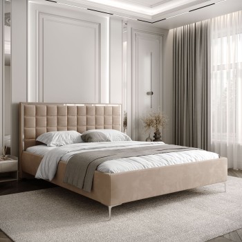 Polsterbett ISADORA SILVER...