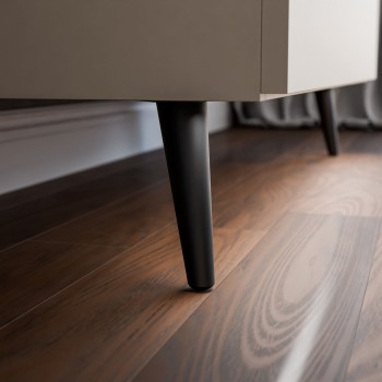 Kommode LINA KASCHMIR 95 LED auf hohen Beinen