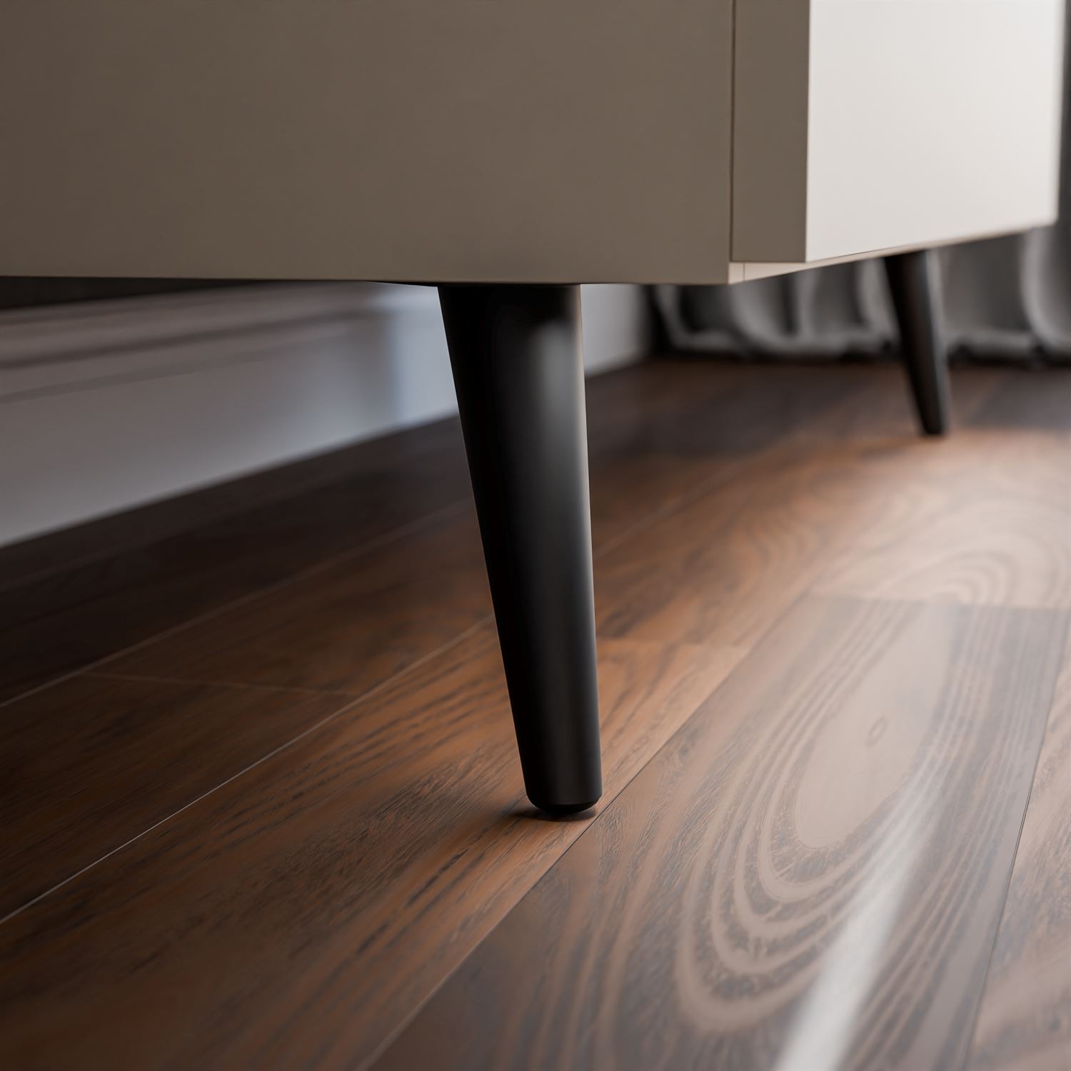 Kommode LINA KASZMIR 95 LED auf hohen Beinen