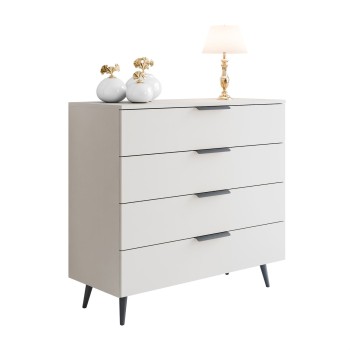 Kommode LINA KASZMIR 95 LED auf hohen Beinen