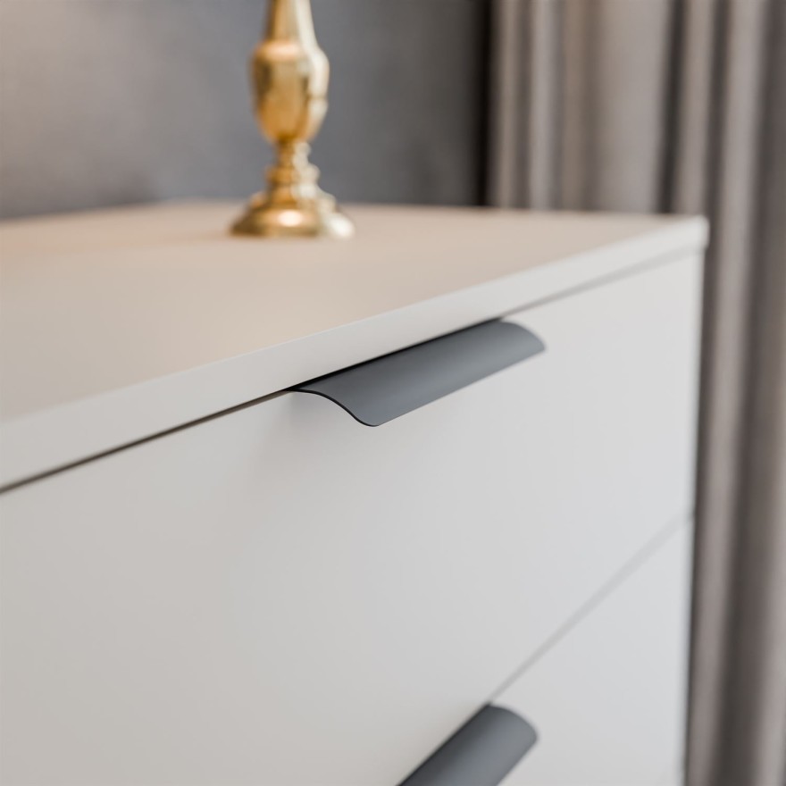 Kommode LINA KASCHMIR 95 mit LED-Beleuchtung auf Sockel