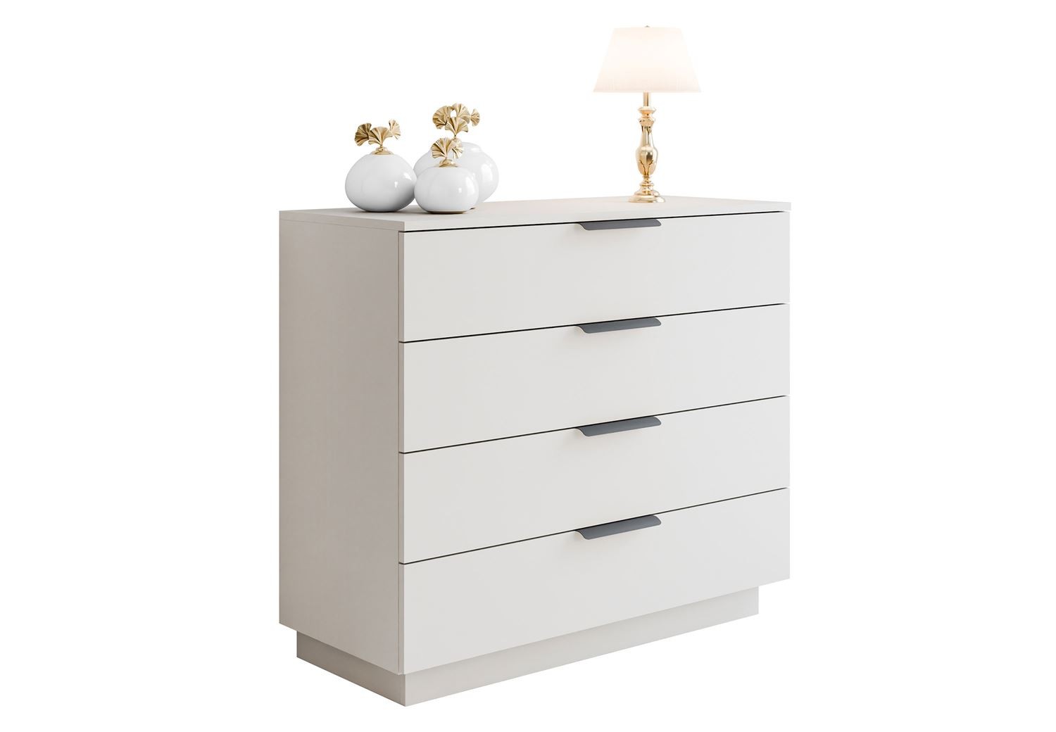 Kommode LINA KASCHMIR 95 mit LED-Beleuchtung auf Sockel