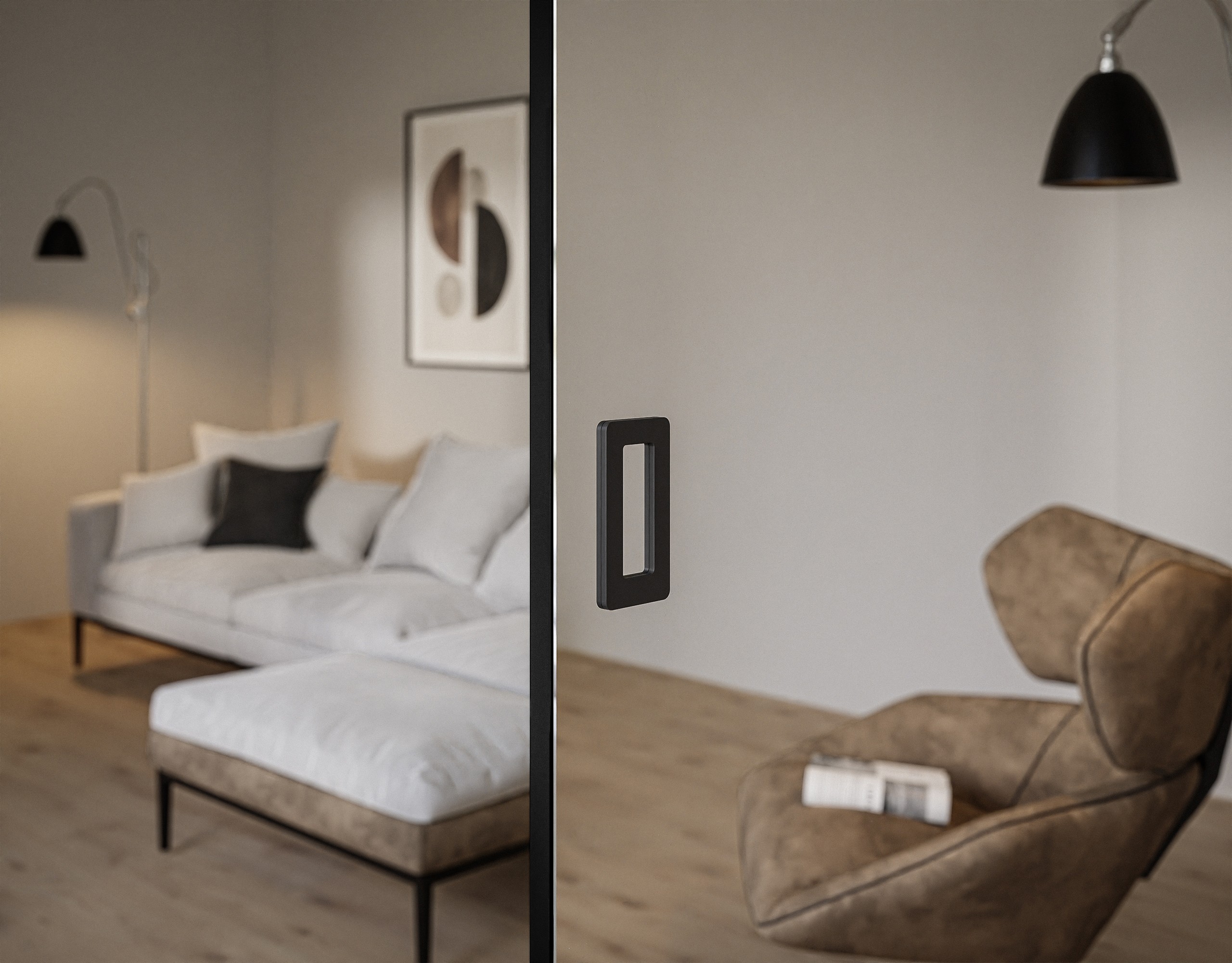 RICO II Schiebetür mit Spiegel