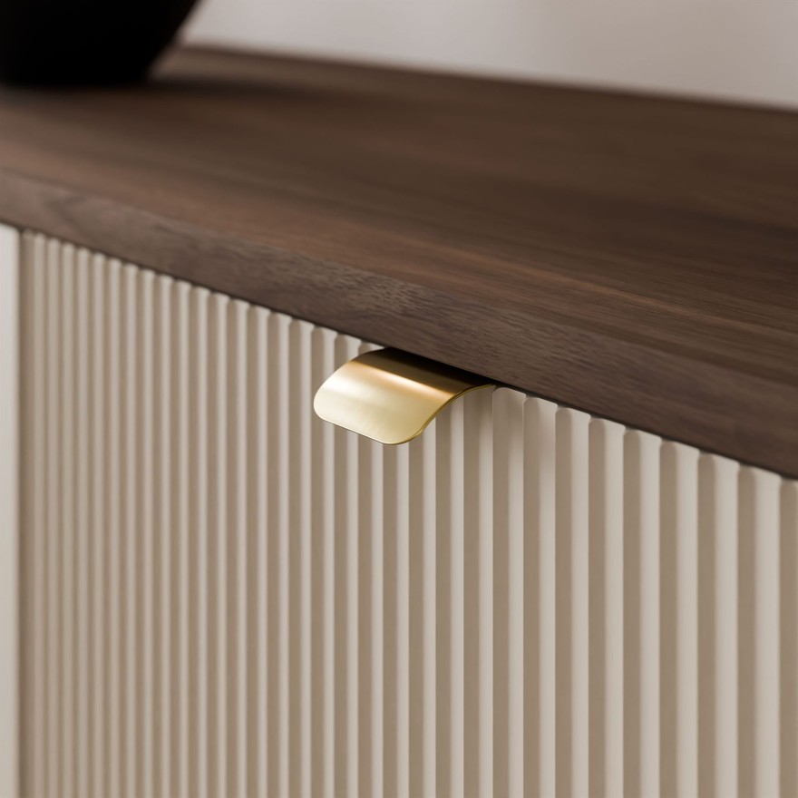 Kommode für das Schlafzimmer AUTUMN 3D mit geriffelter Front