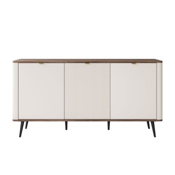 Kommode für das Schlafzimmer AUTUMN 3D mit geriffelter Front