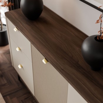 Kommode für den Flur AUTUMN 1D6S mit sechs Schubladen