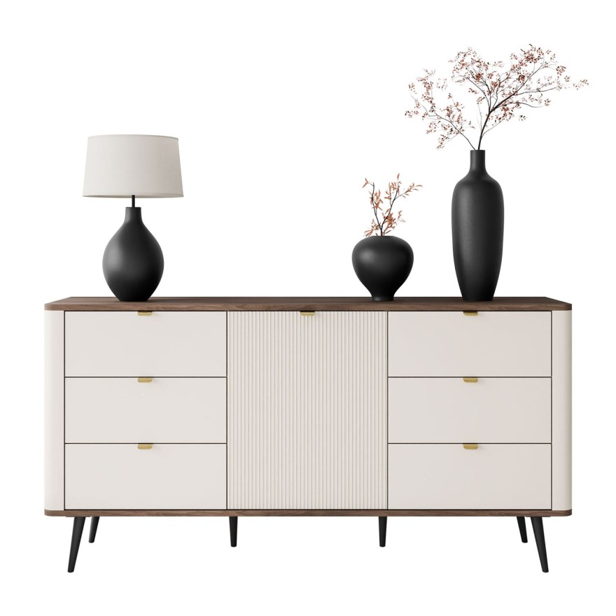 Kommode für den Flur AUTUMN 1D6S mit sechs Schubladen