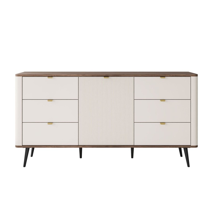 Kommode für den Flur AUTUMN 1D6S mit sechs Schubladen