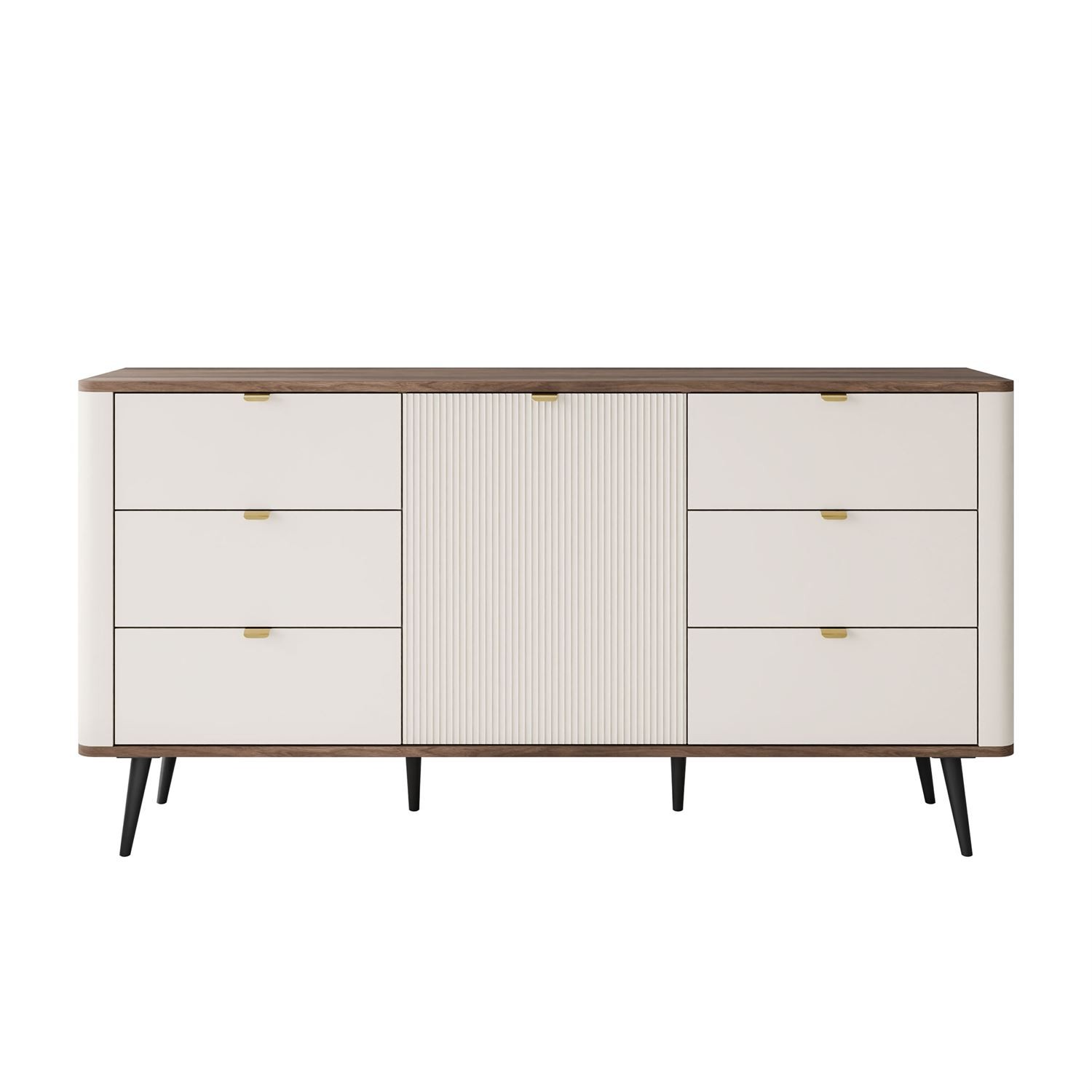 Kommode für den Flur AUTUMN 1D6S mit sechs Schubladen