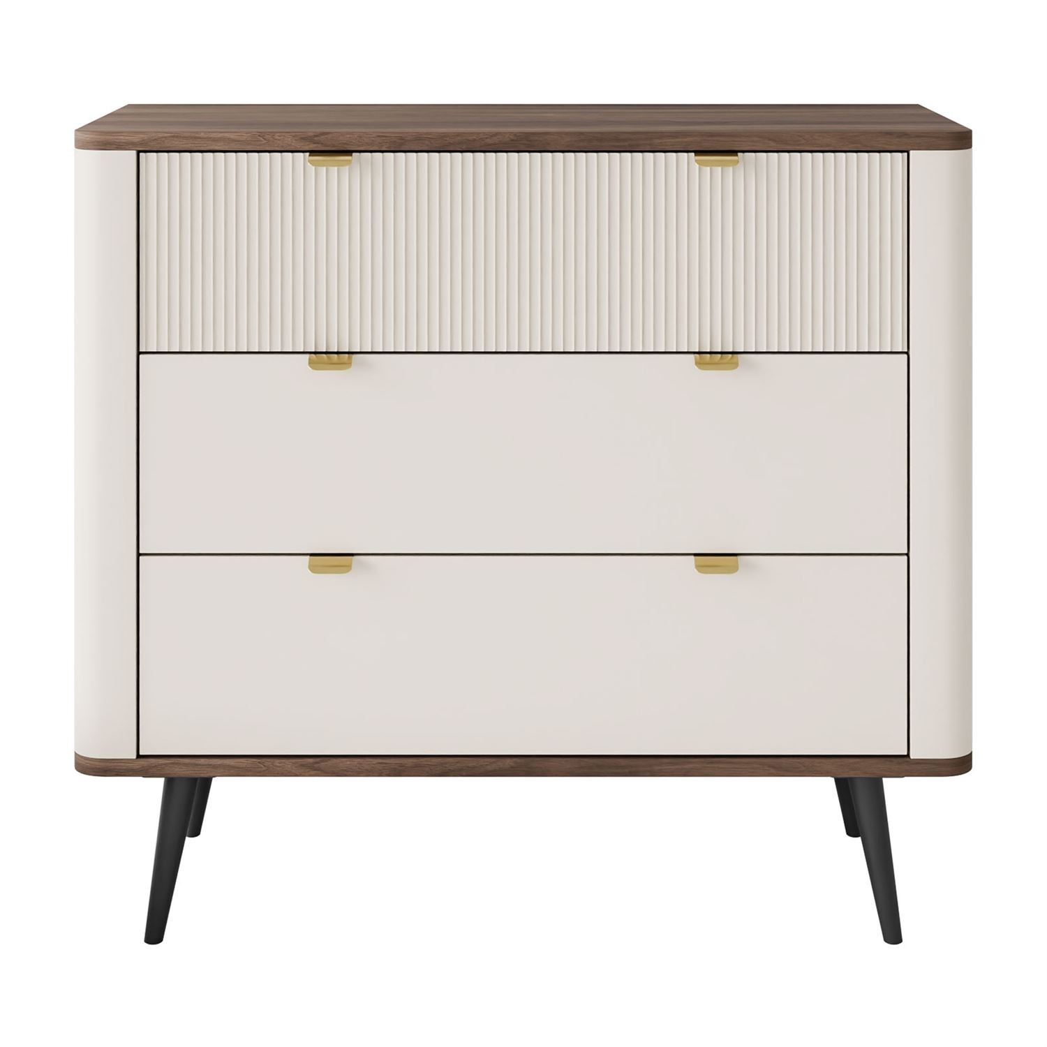 Kommode für das Wohnzimmer AUTUMN 3S auf hohen Beinen