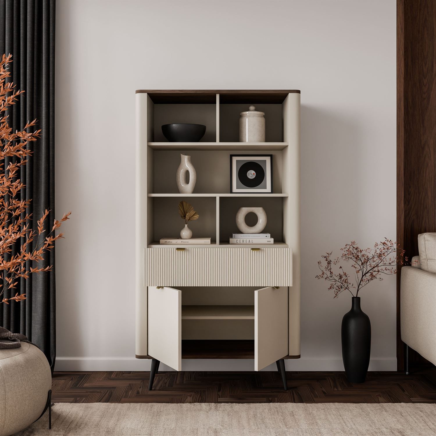 Regal AUTUMN 2D1S mit Schublade