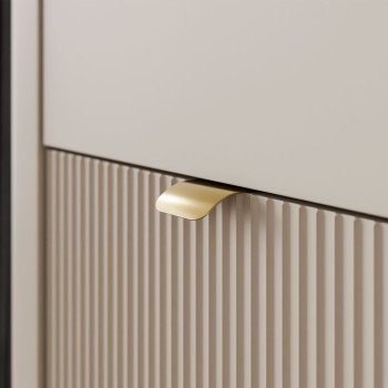 Kommode mit Schubladen AUTUMN 2D3S mit geriffelter Front